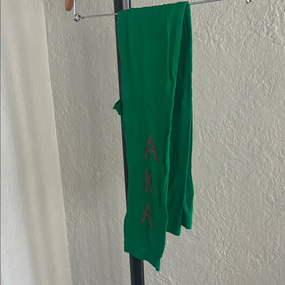 Green Leggings with Sparkle AKA Accent